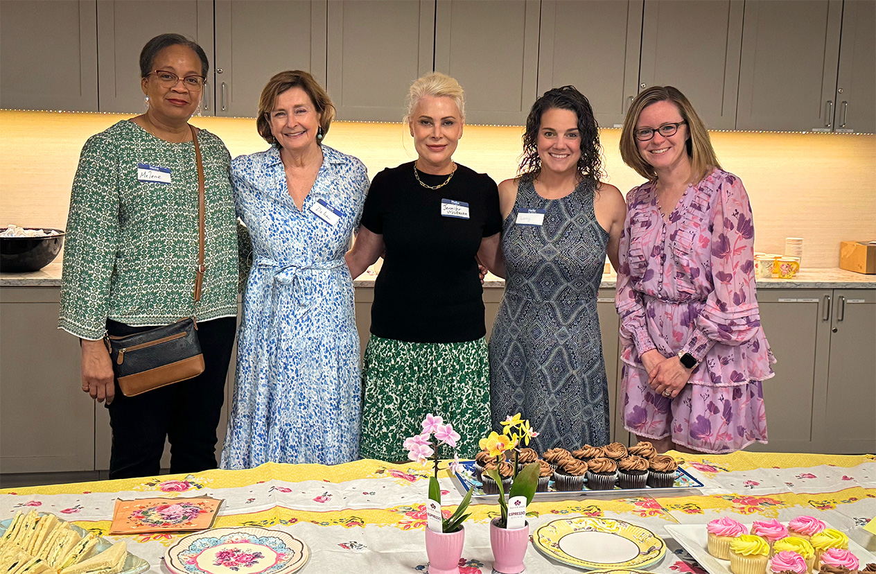 Women's Circle Members at Orchid Event